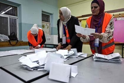Elecciones municipales en Palestina ( Zain Jaafar / AFP)