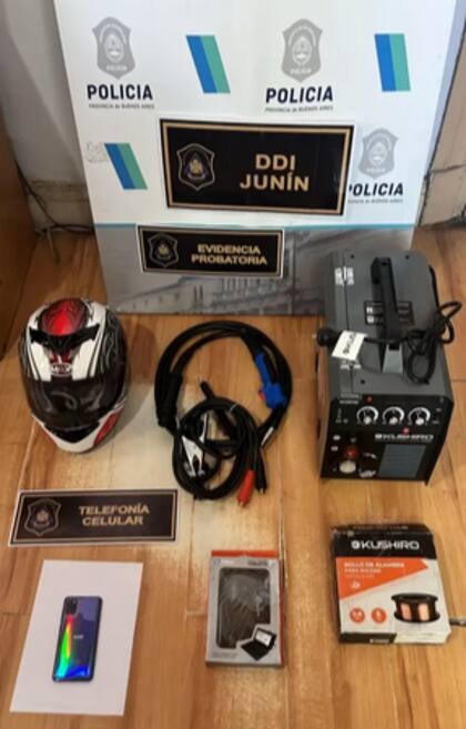 Elementos secuestrados por la policía