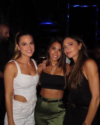Elena Galera, Antonela Roccuzzo y Victoria Beckham inseparables en Miami