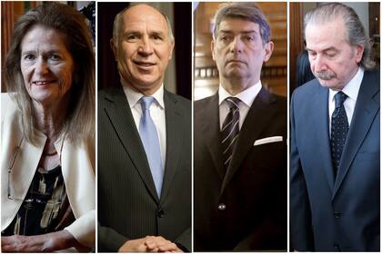 Elena Highton, Ricardo Lorenzetti, Horacio Rosatti y Juan Carlos Maqueda son los jueces de la Corte que resolvieron que los traslados son transitorios, con el voto en contra de Carlos Rosenkrantz