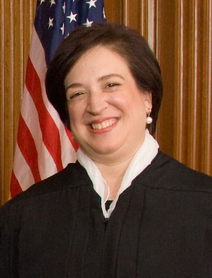 Elena Kagan, jueza de la Corte Suprema de Estados Unidos.
