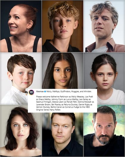 Elenco confirmado: Katherine Parkinson como Molly Weasley; Lox Pratt comoDraco Malfoy; Johnny Flynn como Lucius Malfoy; Leo Earley como Seamus Finnigan; Alessia Leoni como Parvati Patil; Sienna Moosah como Lavender Brown; Bel Powley como Petunia Dursley; Daniel Rigby como Vernon Dursley y Bertie Carvel como Cornelius Fudge