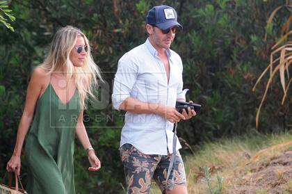 Eli Sulichin y Benjamín Vicuña se mostraron como pareja por primera vez en el verano - Foto gentileza ¡HOLA! Argentina