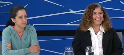 Eliana Odorqui y Victoria Micieli en los estudios de LN+