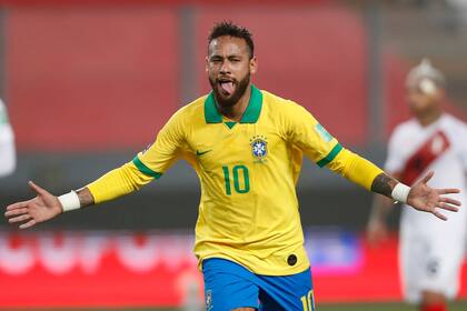 Neymar, líder del seleccionado brasileño de fútbol