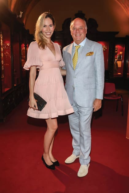 Elina Costantini y Martín Cabrales, siempre impecables