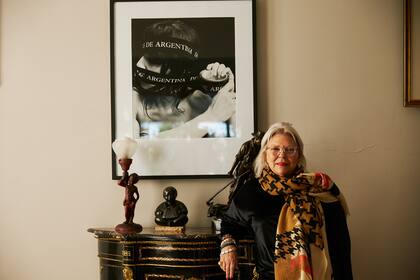 Elisa Carrió, en su casa de Exaltación de la Cruz, antes de volver al ruedo como abogada