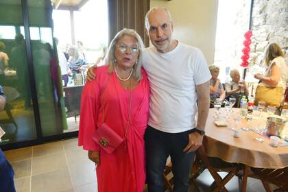 Elisa Carrió y Horacio Rodríguez Larreta