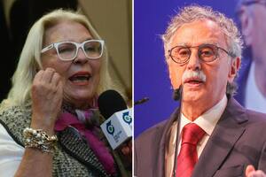 Elisa Carrió y Mario Lugones