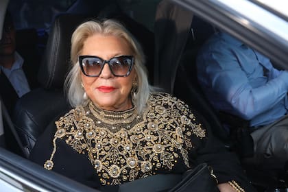 Elisa "Lilita" Carrió se mostró feliz por asistir a la celebración