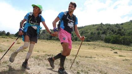 Elisa participó en competencias anteriores junto a dos de sus nietos