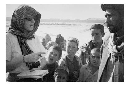 Elisabetta Piqué en Afganistán