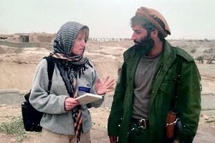 Elisabetta Piqué en Afganistán