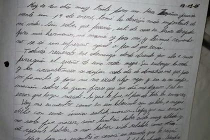 Elizabeth escribió en su diario íntimo todos los momentos dolorosos que vivió y cómo decidió escapar