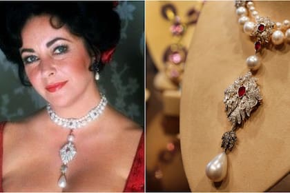 Elizabeth Taylor fue una de las tantas famosas del siglo XX que adoraron las perlas y su marido, el actor Richard Burton, le regaló La Peregrina en 1969