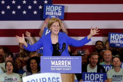 Elizabeth Warren es la única mujer con chances en la interna demócratas
