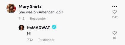 Ella es la mujer que el tiktoker grabó sin saber que era famosa