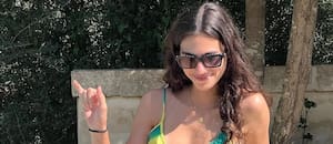 Quién es Loli Bahía, la modelo que recibió el año nuevo con la cantante en Río de Janeiro