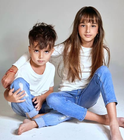 Ellos son Mikaela y Rocco, los hijos de Luis Fonsi y Águeda