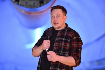 Elon Musk, cofundador de Tesla Inc, hoy durante la inauguración de su primer túnel de alta velocidad en Los Ángeles