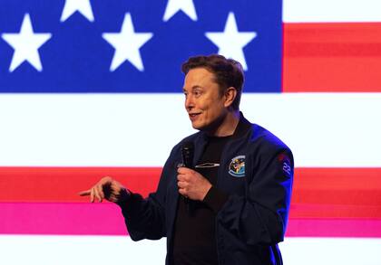 Elon Musk habla durante un evento. (AP Foto/Jeffrey Phelps)