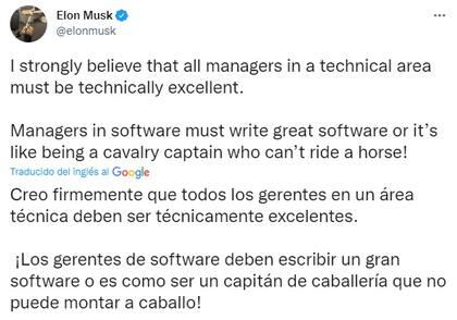 Elon Musk habló sobre el futuro de Twitter y de sus empleados (Twitter: @elonmusk)