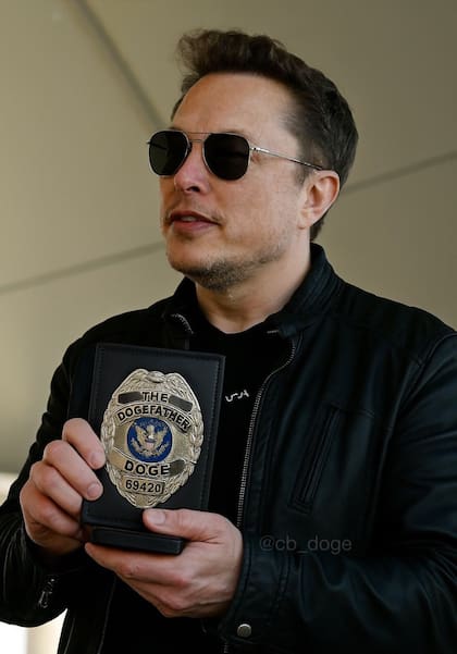 Elon Musk mostraba su entusiasmo por su puesto en el gobierno de Estados Unidos Foto: "X" @elonmusk