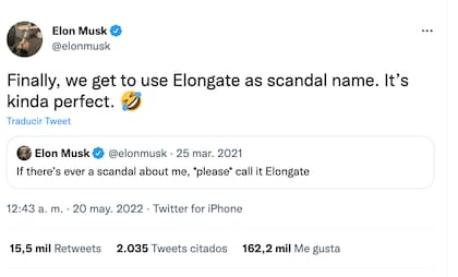 Elon Musk pide que su escándalo se llame Elongate