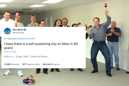 Elon Musk reiteró sus intenciones de colonizar Marte