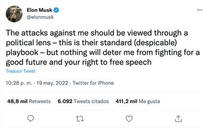 Elon Musk responde en Twitter a las acusaciones de abuso