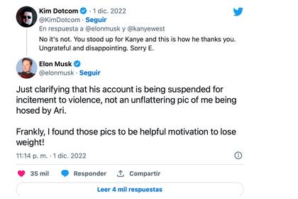 Elon Musk responde sobre la razón por la que restringió a Ye