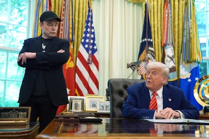 Elon Musk y Donald Trump, en el Despacho Oval