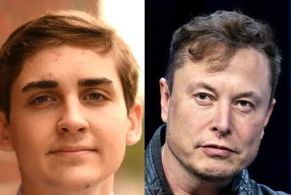 Elon Musk y Jack Sweeney.