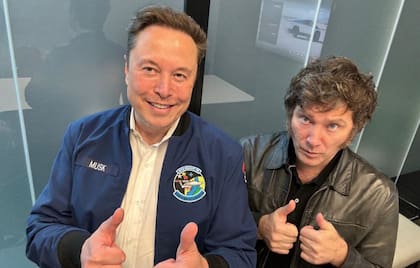 Elon Musk y Javier Milei, en su reciente encuentro en Estados Unidos