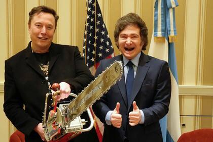 Elon Musk y Javier Milei se encontraron en un lujoso hotel de Maryland