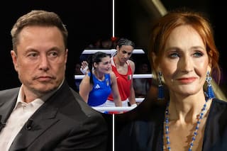 Elon Musk y J.K. Rowling se sumaron al escándalo por la boxeadora argelina Imane Khelif