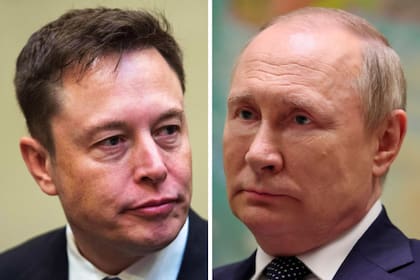 Elon Musk y Vladimir Putin