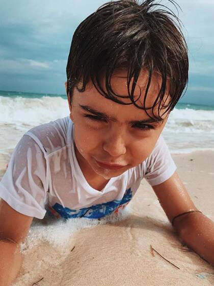 Eloy, el hijo de Brenda Gandini y Gonzalo Heredia