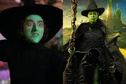 Elphaba en Wicked sería la Burja Mala del Oeste en el Magos de Oz