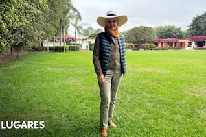 Elsa de Puga en su finca.