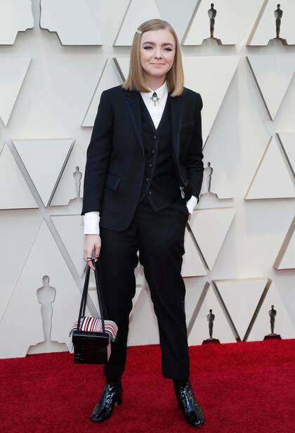 Elsie Fisher, protagonista de Eight Grade, con un look muy Diane Keaton
