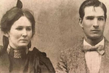 Elva Zona Heaster Shue y Erasmus Trout. Foto: Memorial Zona Heaster Shue, Findagrave.com