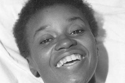 Elvita Adams, capturada desde una fotografía que le sacaron en el hospital donde estuvo internada