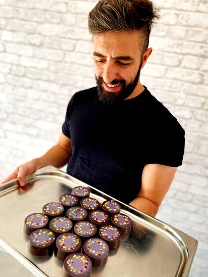 Emanuel Ferrández, cofundador de Sur Chocolates, a cargo del marketing