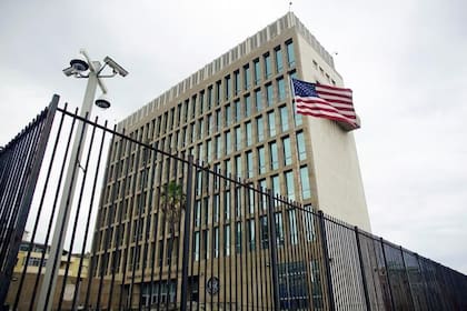 La embajada de Estados Unidos en La Habana, Cuba