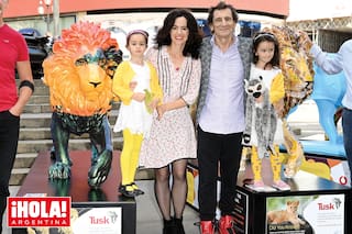 Ron Wood, guitarrista de los Rolling Stones, se sumó a una campaña "arty" para salvar a los leones