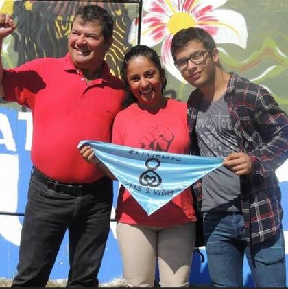 Emerenciano Sena, en un acto político