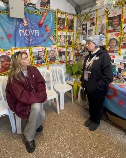 Emilia Attias dialogó con los familiares de las víctimas desaparecidas por el grupo terrorista Hamás
