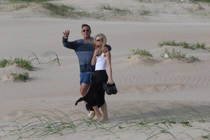 Emilia Attías y el Turco Naim, el último verano