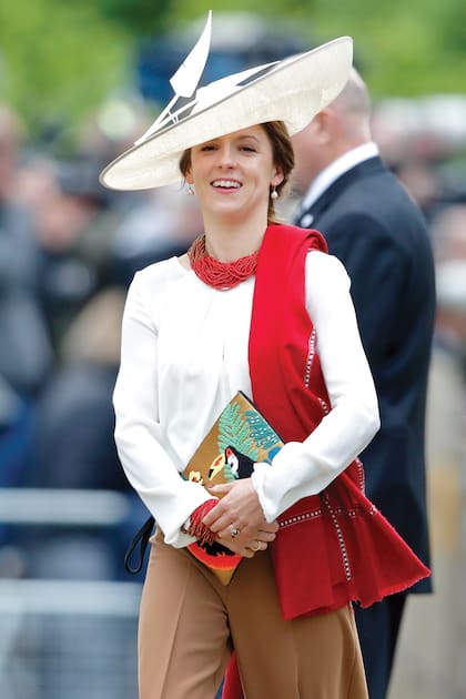 Emilia Jardine Paterson, amiga de Kate desde la infancia, en la boda de Pippa Middleton, la hermana de la princesa de Gales, y James Matthews, en mayo de 2017.